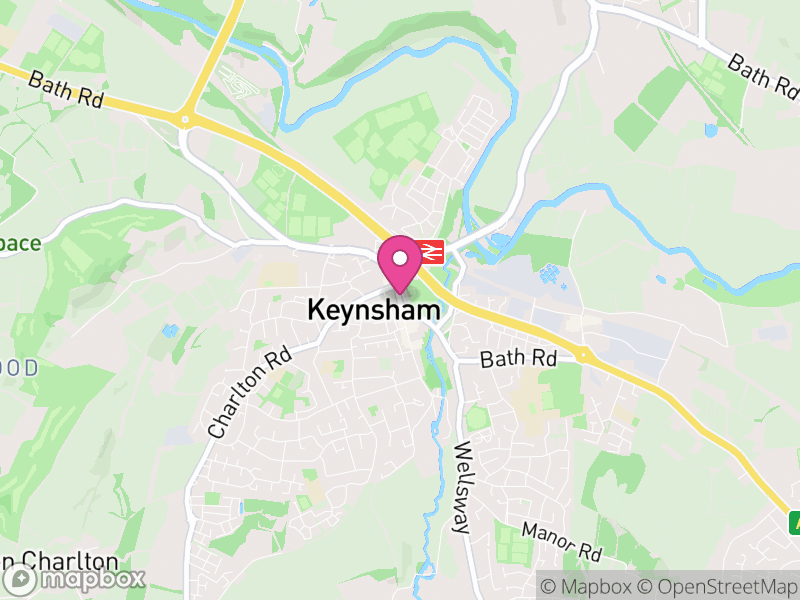 Map of Keynsham, Bath and North East Somerset