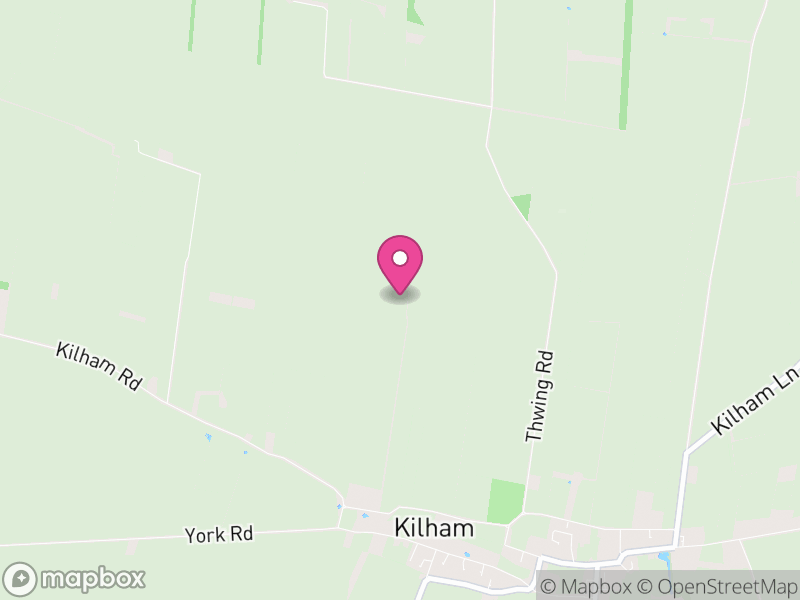 Map of Kilham, East Riding of Yorkshire