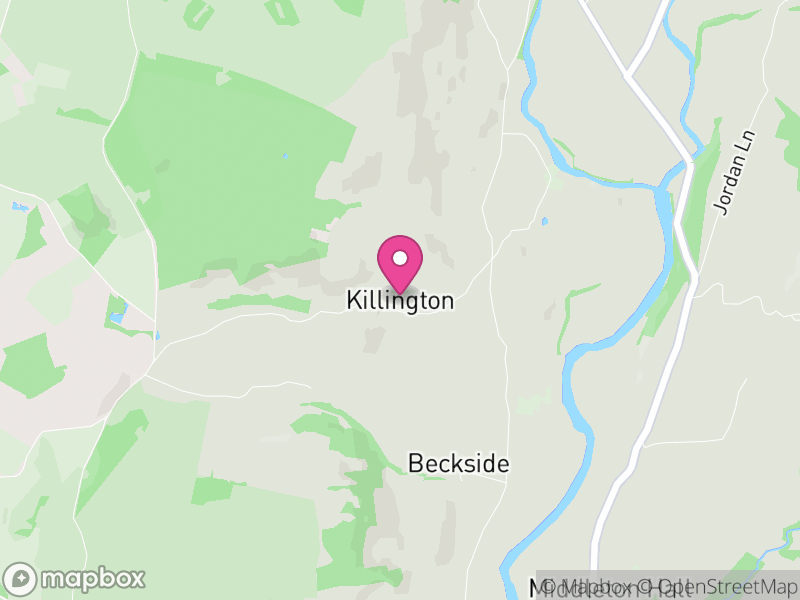 Map of Killington, Westmorland and Furness