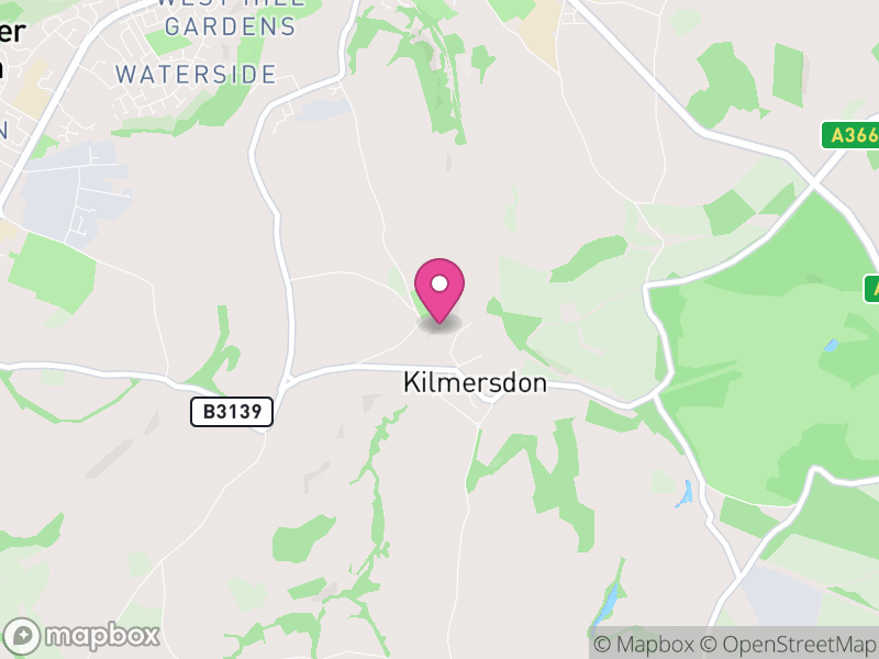 Map of Kilmersdon, Somerset