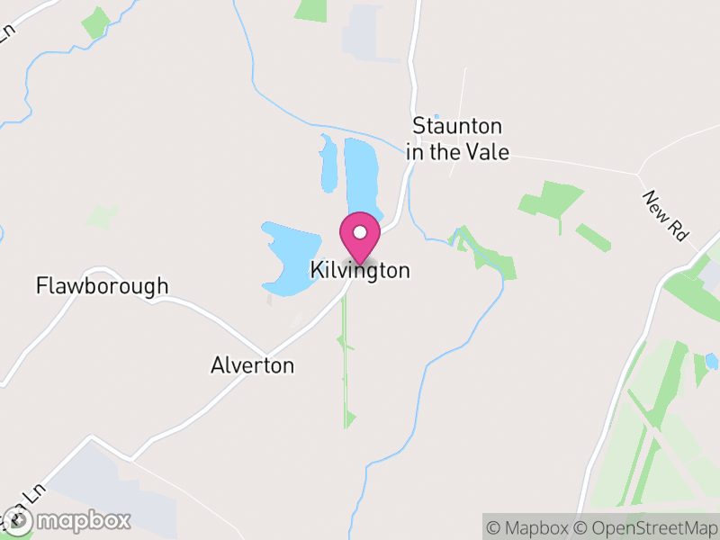 Map of Kilvington, Newark and Sherwood