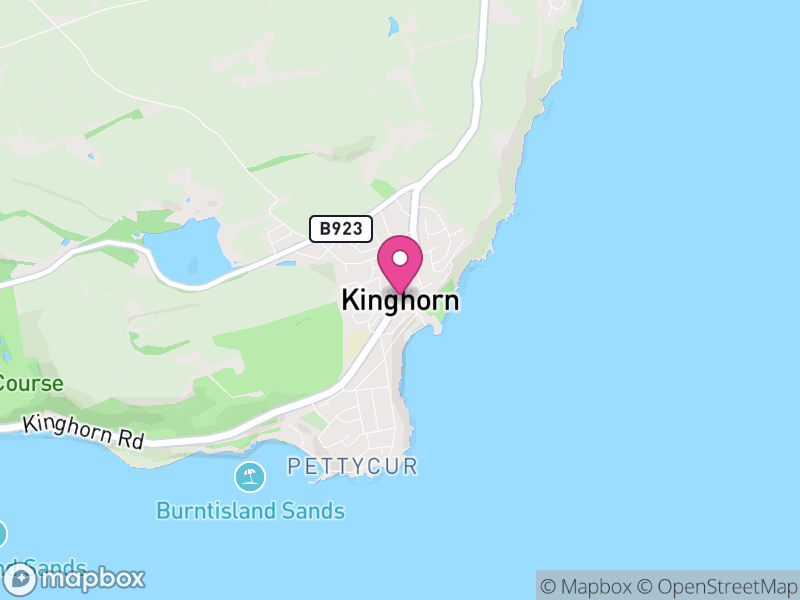 Map of Kinghorn, Scotland