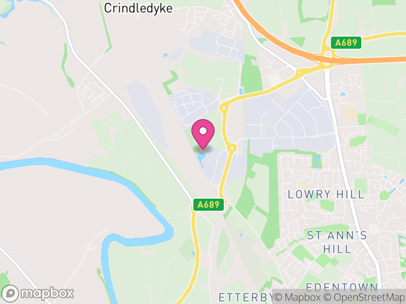 Map of Kingmoor, Cumberland