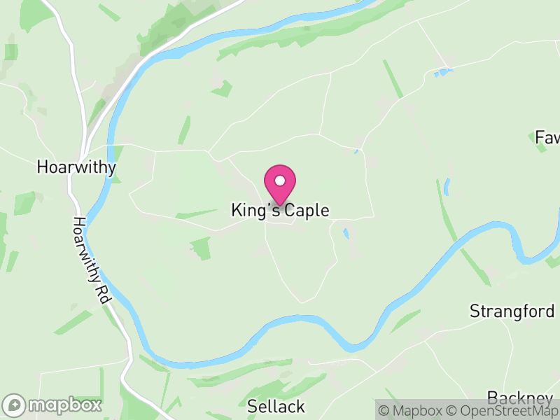 Map of Kings Caple, Herefordshire
