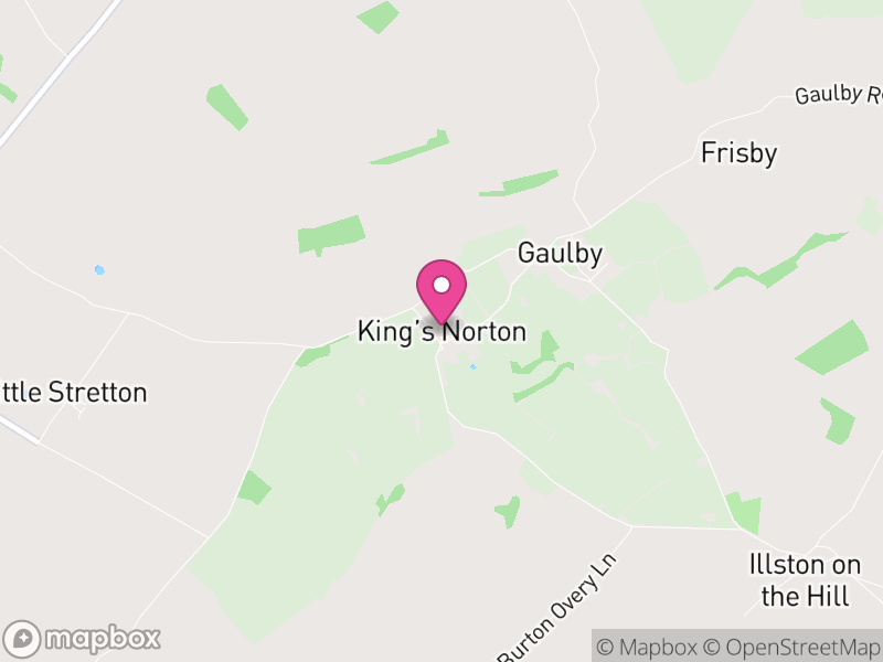 Map of King's Norton, Harborough