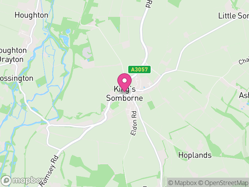 Map of King's Somborne, Test Valley