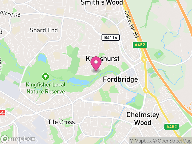 Map of Kingshurst, Solihull