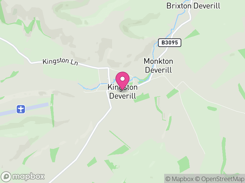 Map of Kingston Deverill, Wiltshire