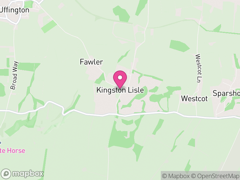 Map of Kingston Lisle, Vale of White Horse