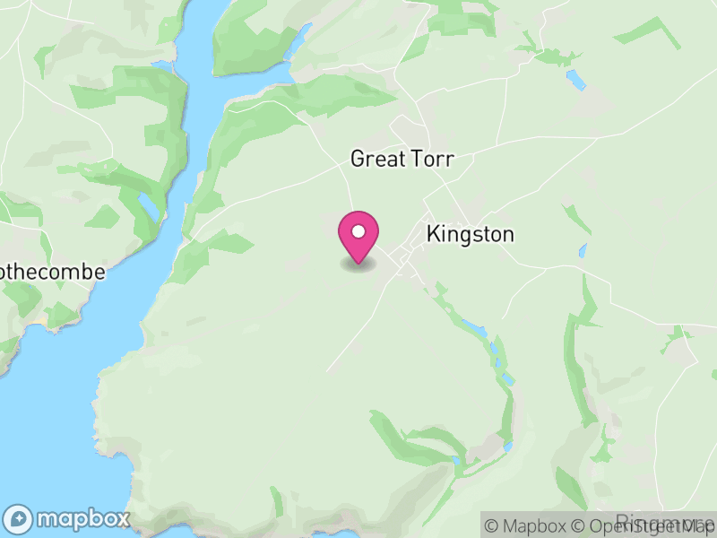 Map of Kingston, South Hams