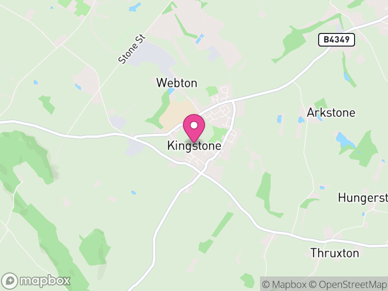 Map of Kingstone, Herefordshire