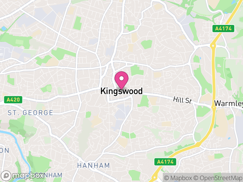 Map of Kingswood, South Gloucestershire