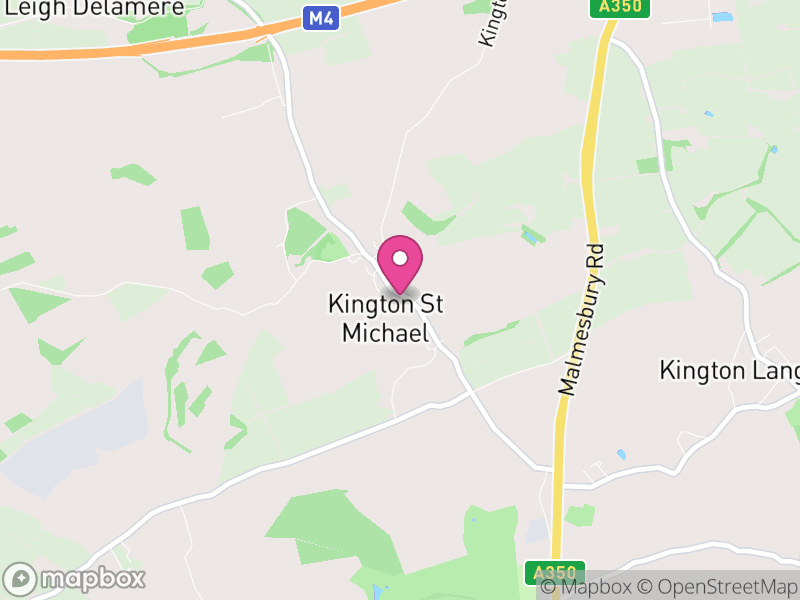 Map of Kington St. Michael, Wiltshire