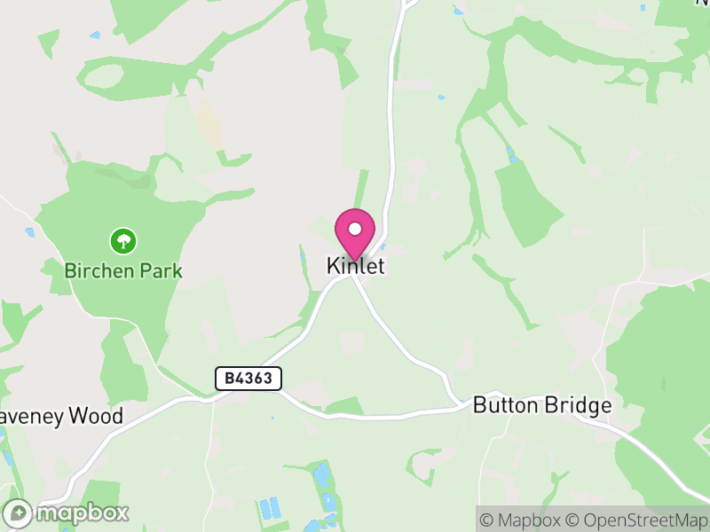 Map of Kinlet, England