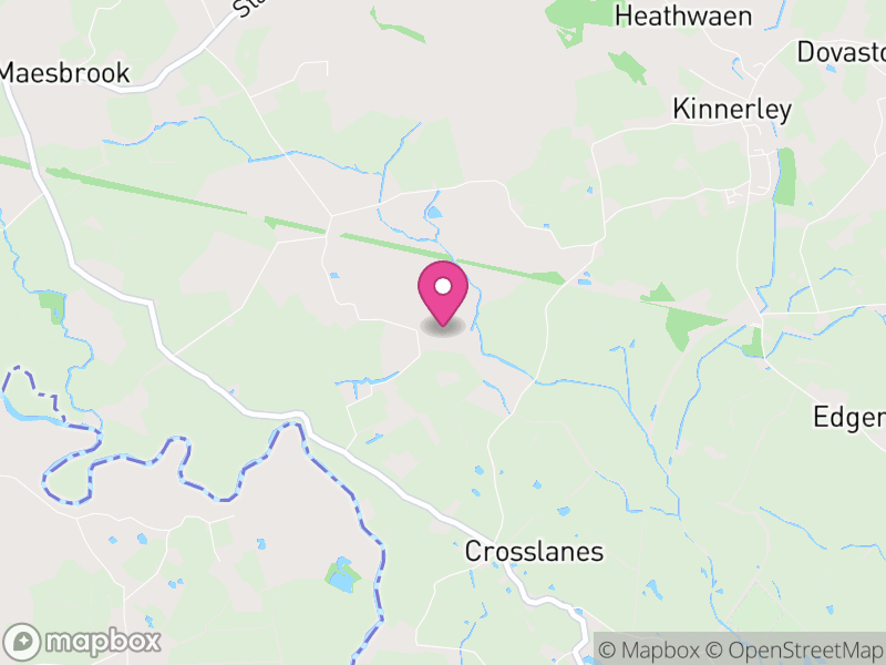 Map of Kinnerley, England