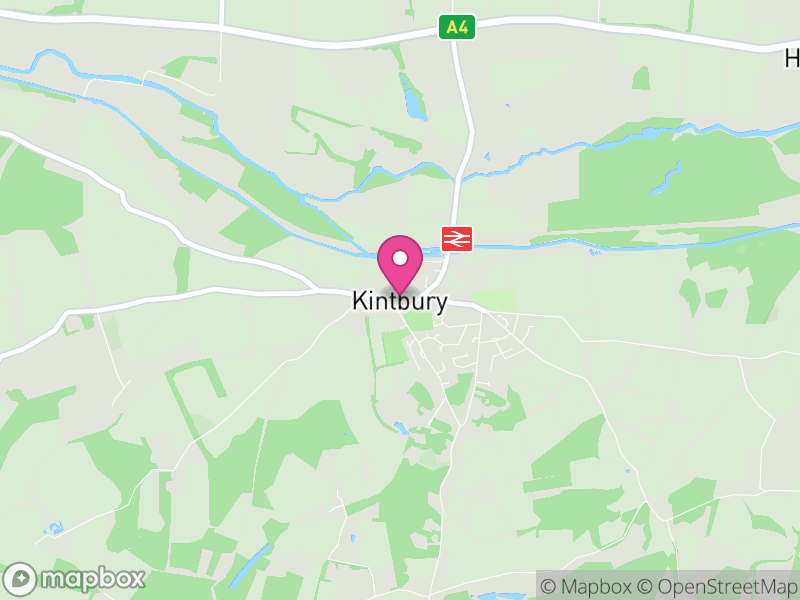Map of Kintbury, West Berkshire