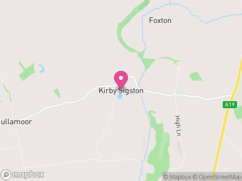 Map of Kirby Sigston, North Yorkshire