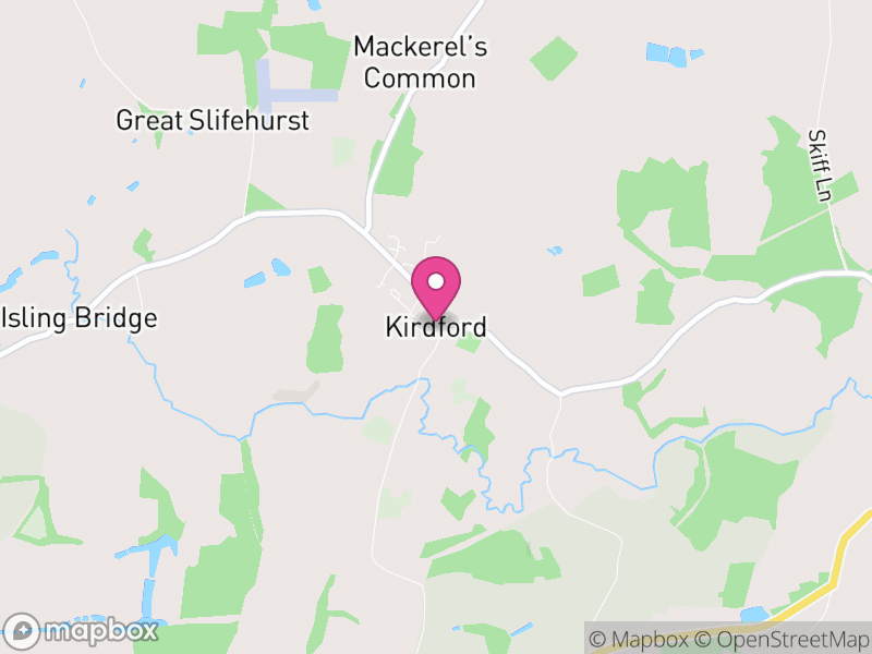 Map of Kirdford, Chichester