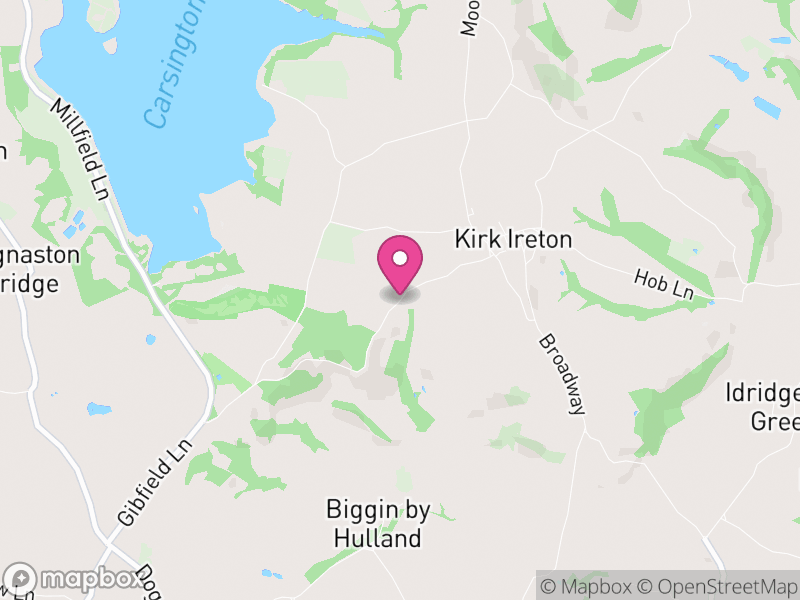 Map of Kirk Ireton, Derbyshire Dales