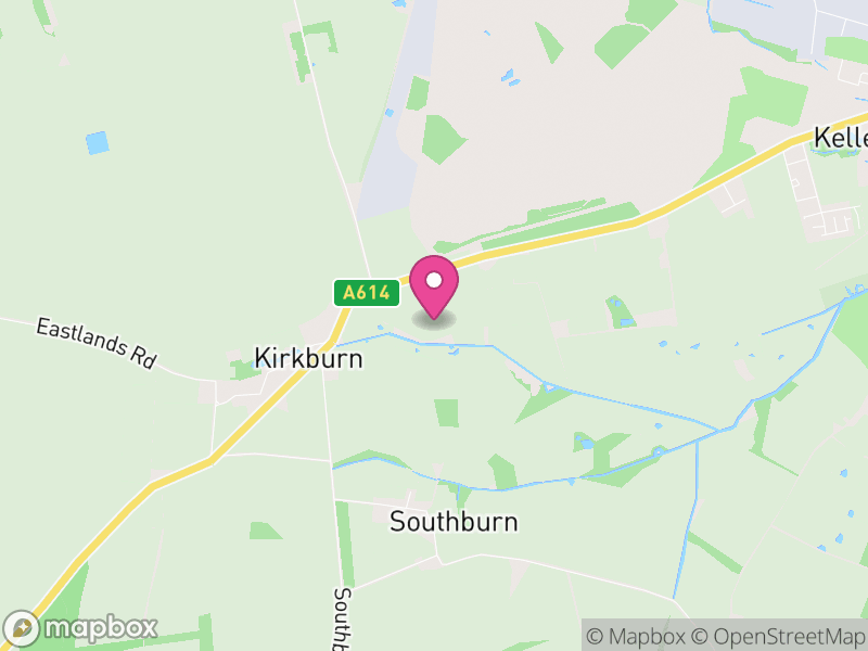 Map of Kirkburn, East Riding of Yorkshire