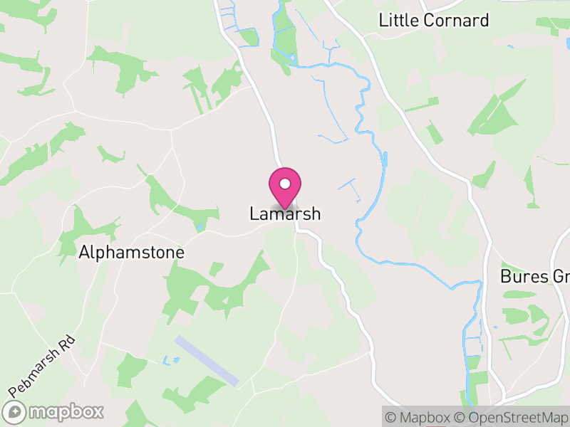 Map of Lamarsh, Braintree