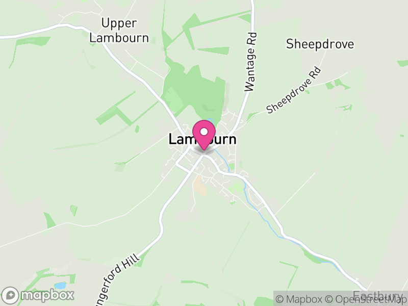 Map of Lambourn, West Berkshire