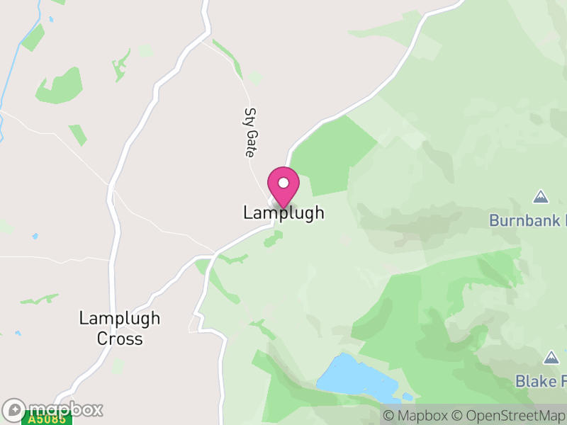 Map of Lamplugh, Cumberland