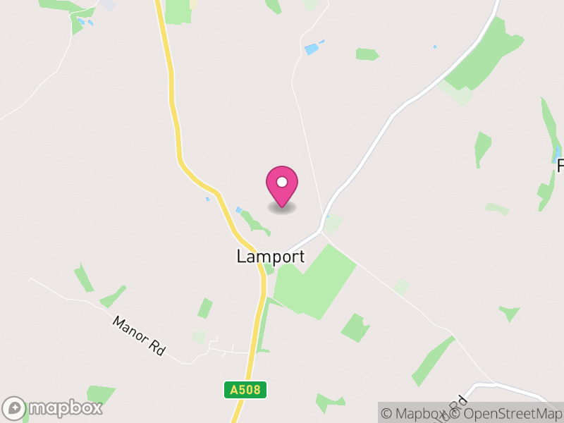 Map of Lamport, West Northamptonshire