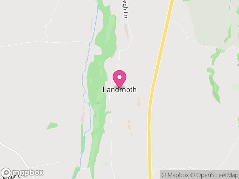 Map of Landmoth-cum-Catto, North Yorkshire