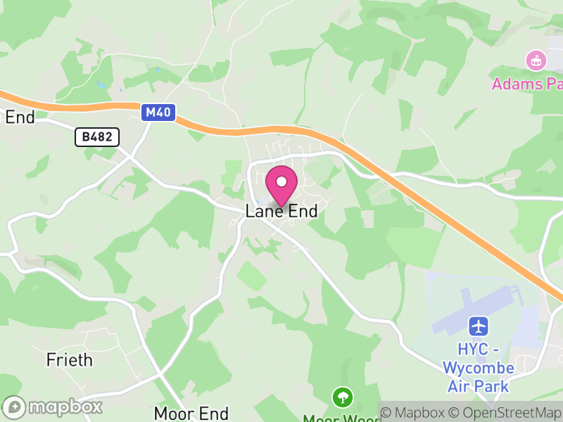 Map of Lane End, Buckinghamshire