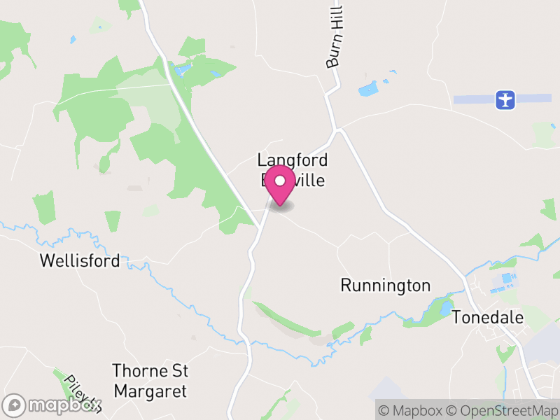 Map of Langford Budville, Somerset