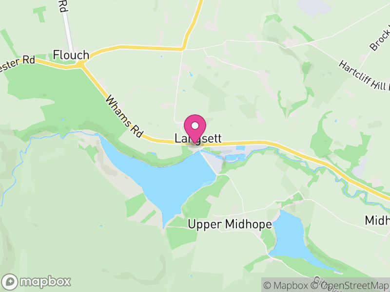 Map of Langsett, Barnsley