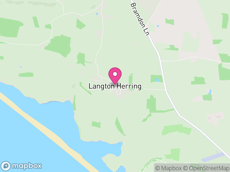 Map of Langton Herring, Dorset