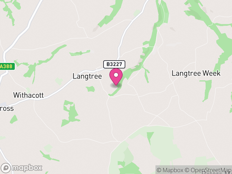 Map of Langtree, Torridge