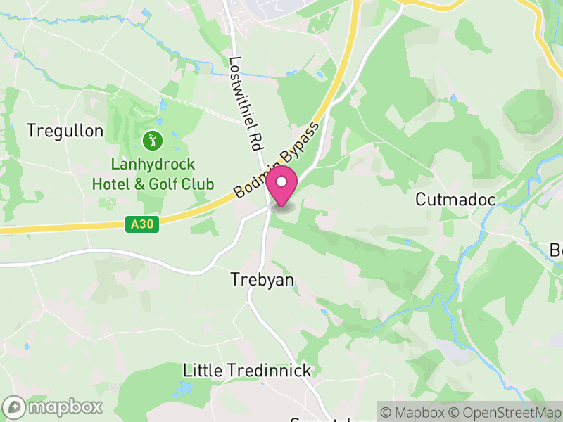 Map of Lanhydrock, Cornwall