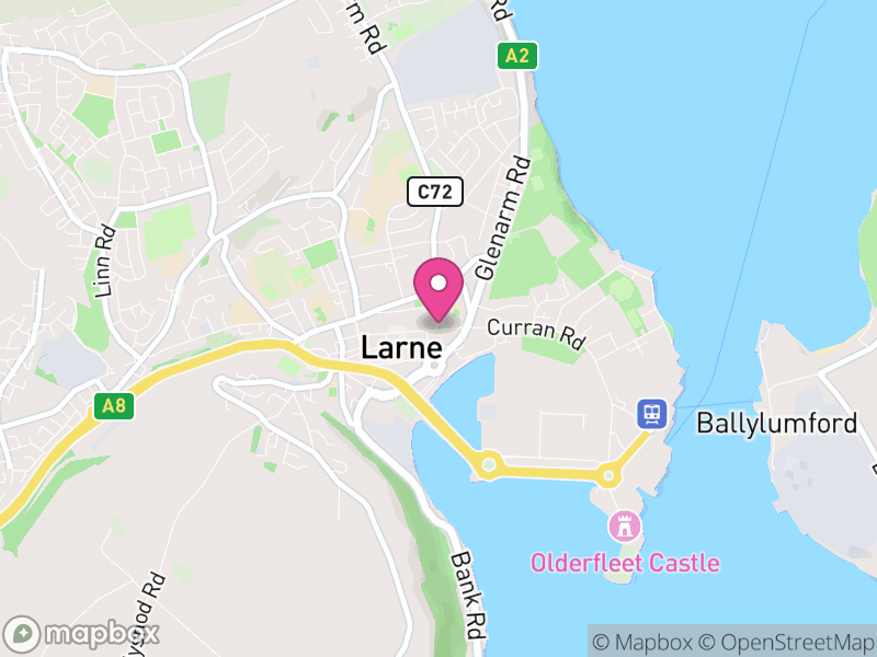 Map of Larne