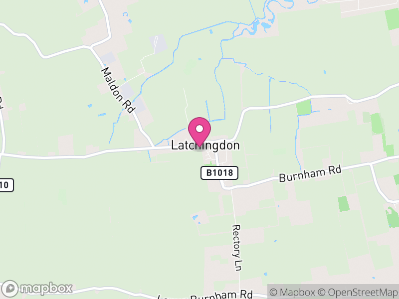 Map of Latchingdon, Maldon