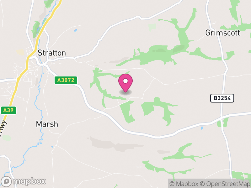 Map of Launcells, Cornwall