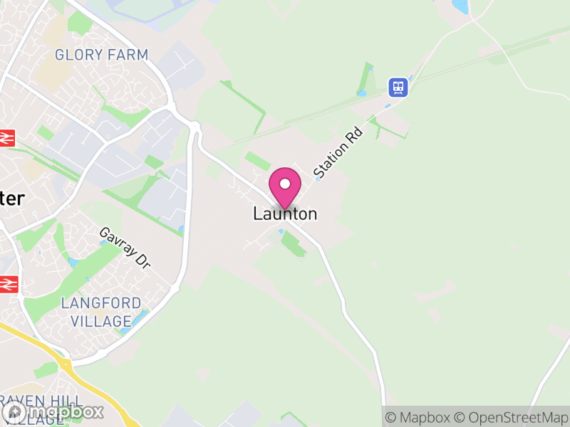 Map of Launton, Cherwell