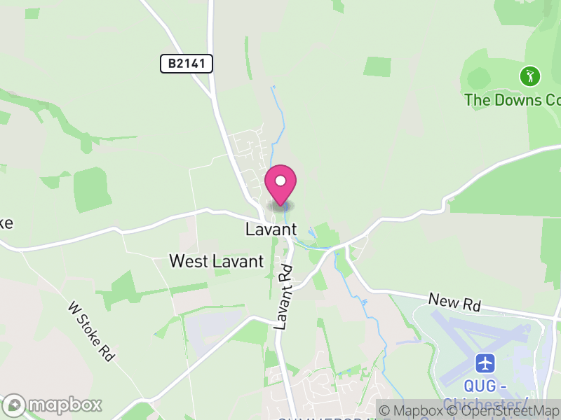 Map of Lavant, Chichester