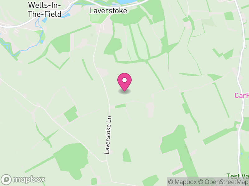 Map of Laverstoke, Basingstoke and Deane