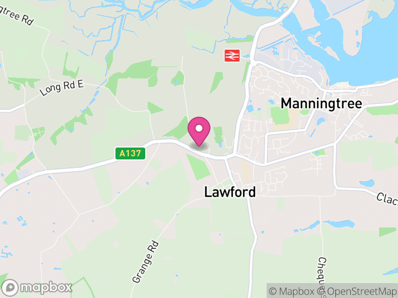 Map of Lawford, Tendring