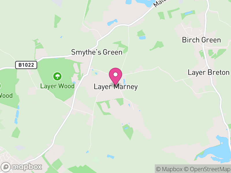 Map of Layer Marney, Colchester