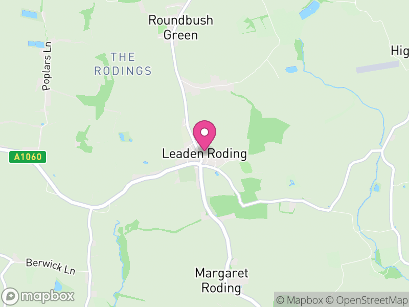 Map of Leaden Roding, Uttlesford