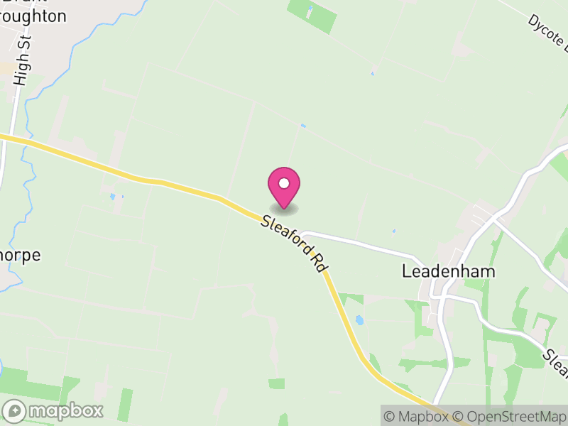 Map of Leadenham, North Kesteven