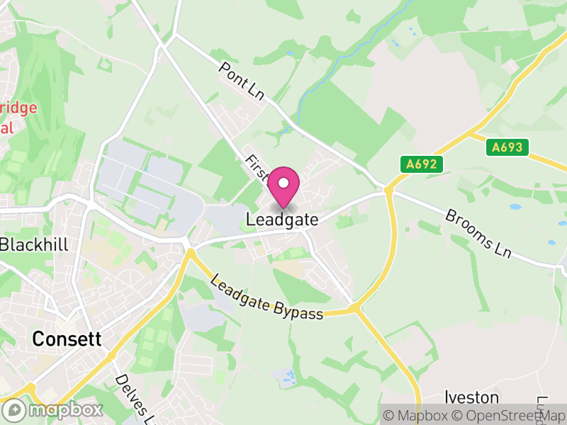 Map of Leadgate