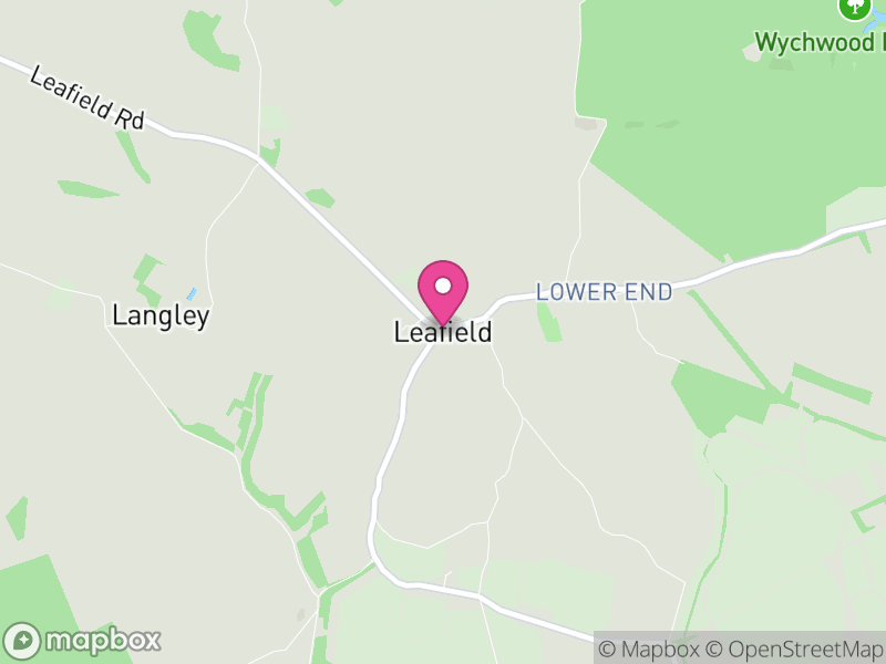 Map of Leafield, West Oxfordshire