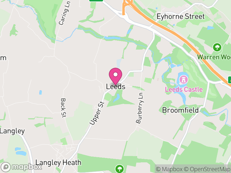 Map of Leeds, Maidstone
