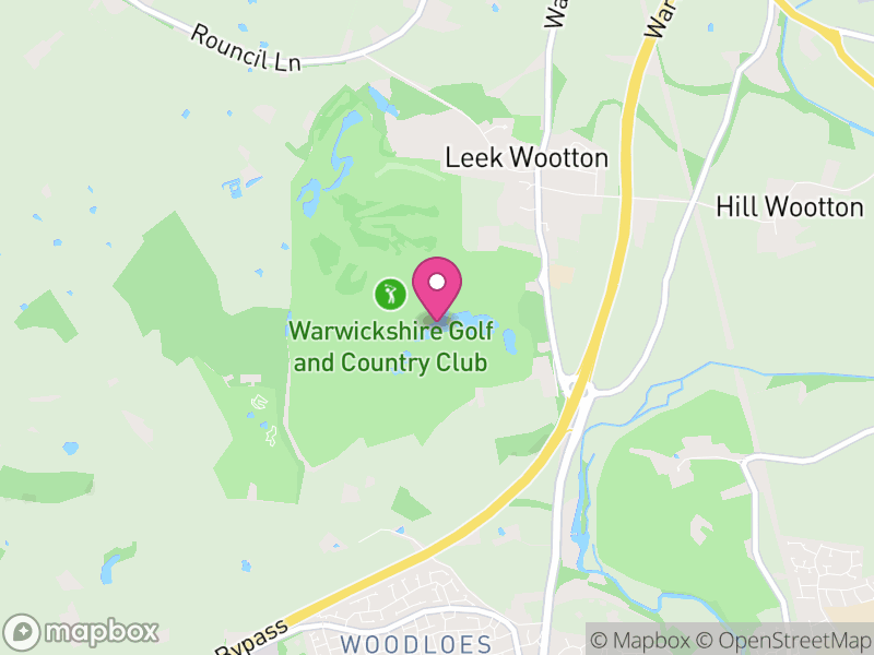 Map of Leek Wootton and Guy's Cliffe, Warwick