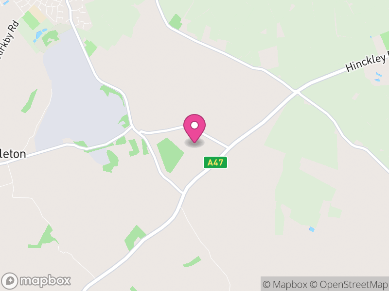 Map of Leicester Forest West, Blaby